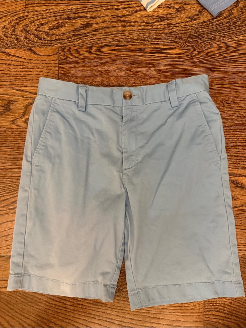 Vineyard Vines Boys Light Blue Chino Shorts
